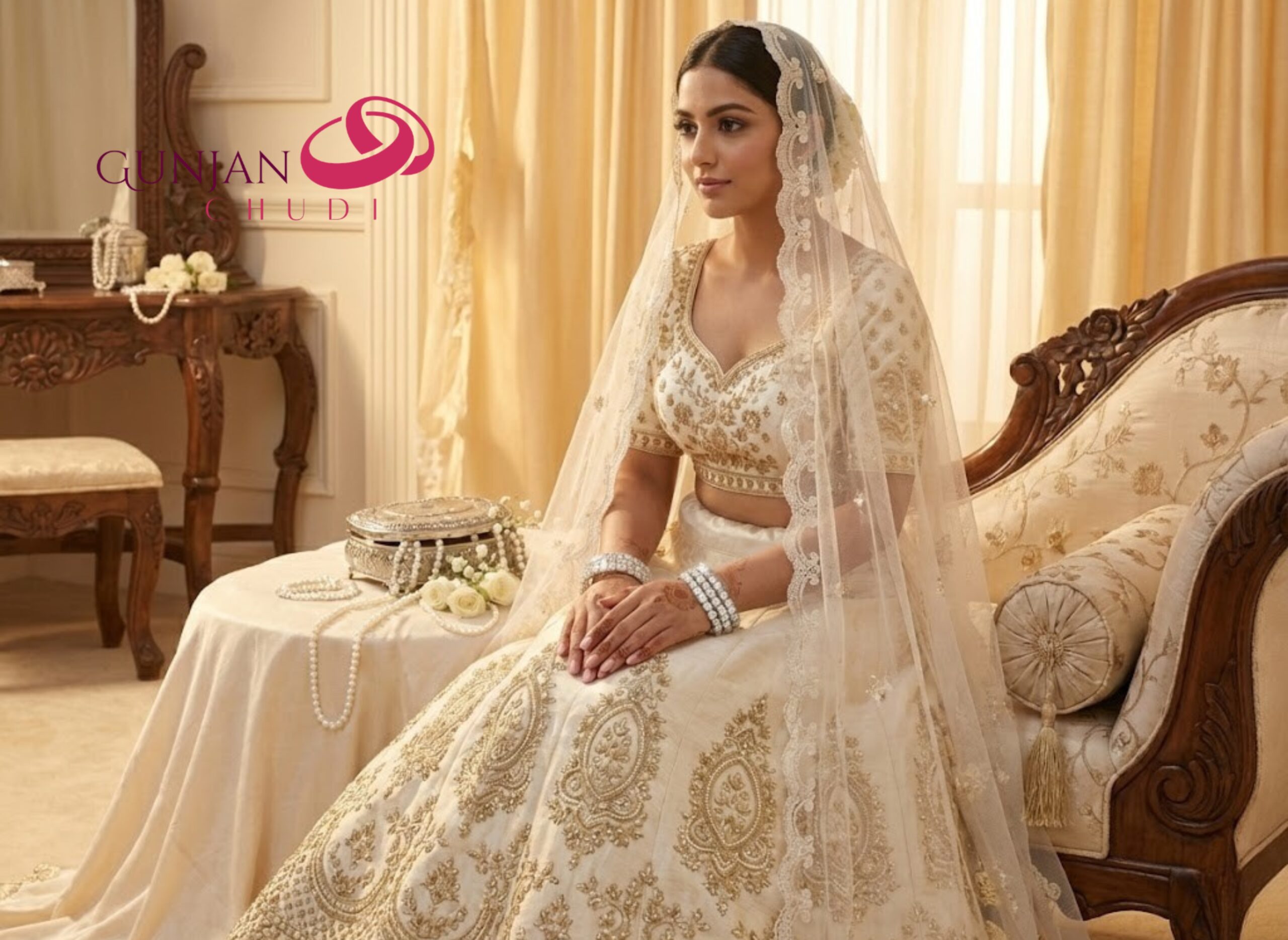 Maharani Ice Square Bangles - Image 4