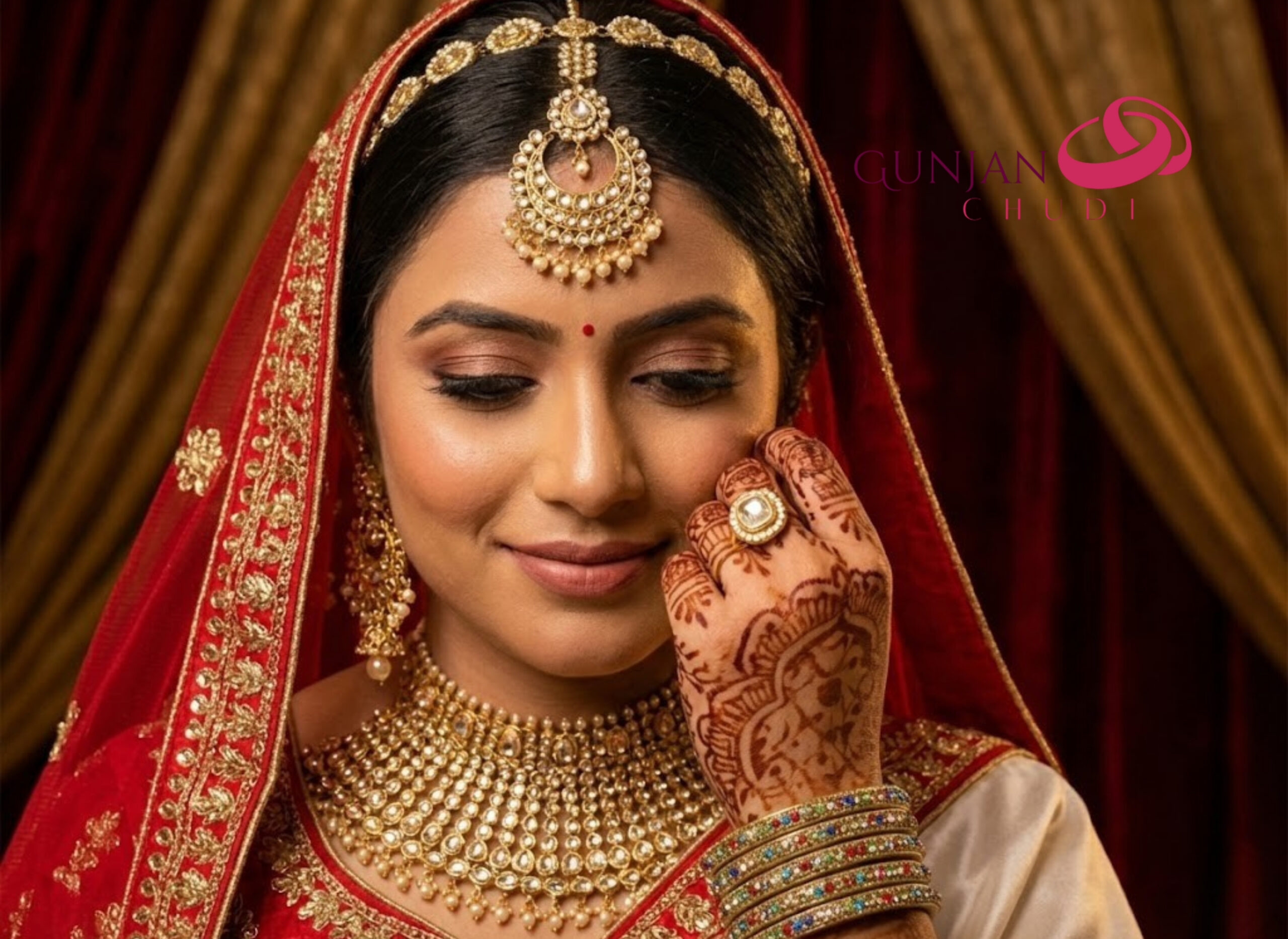 Navratna Style Crystal Kada - Image 4