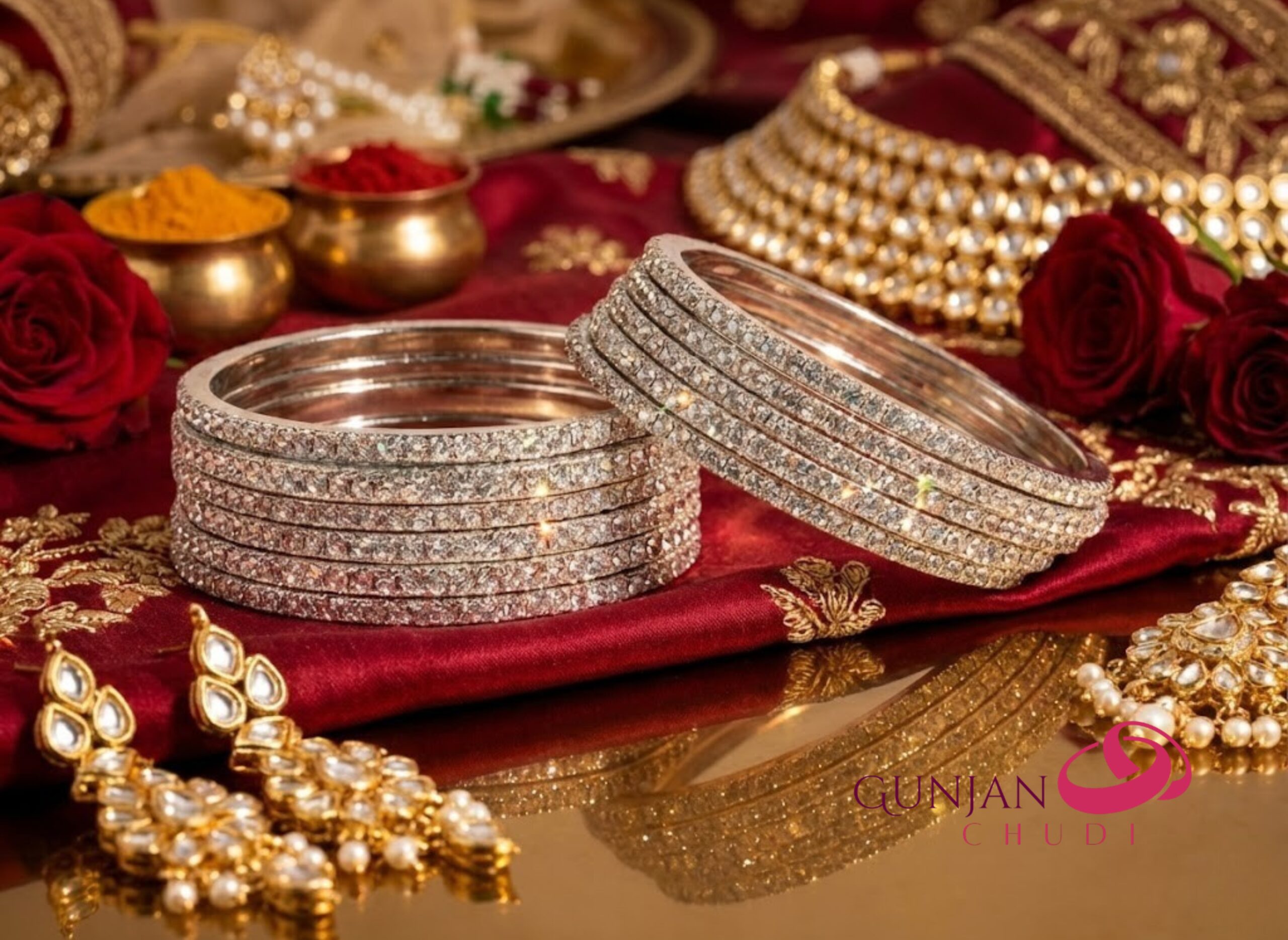 Silver Shine Bangles - Image 2