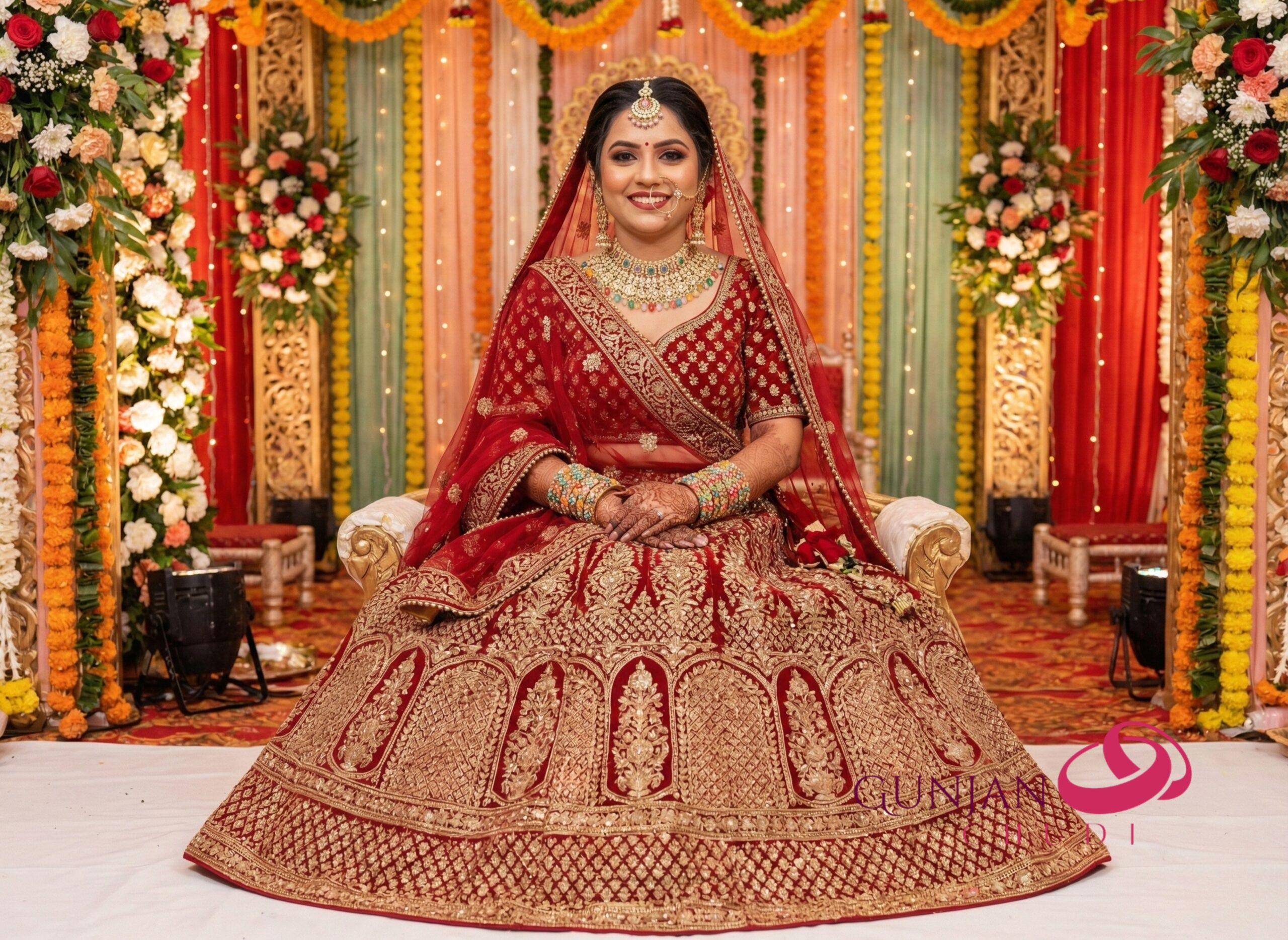 Zardosi Floral Kadaa - Image 3