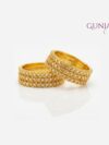 Antique Gold Meenakari Bangles