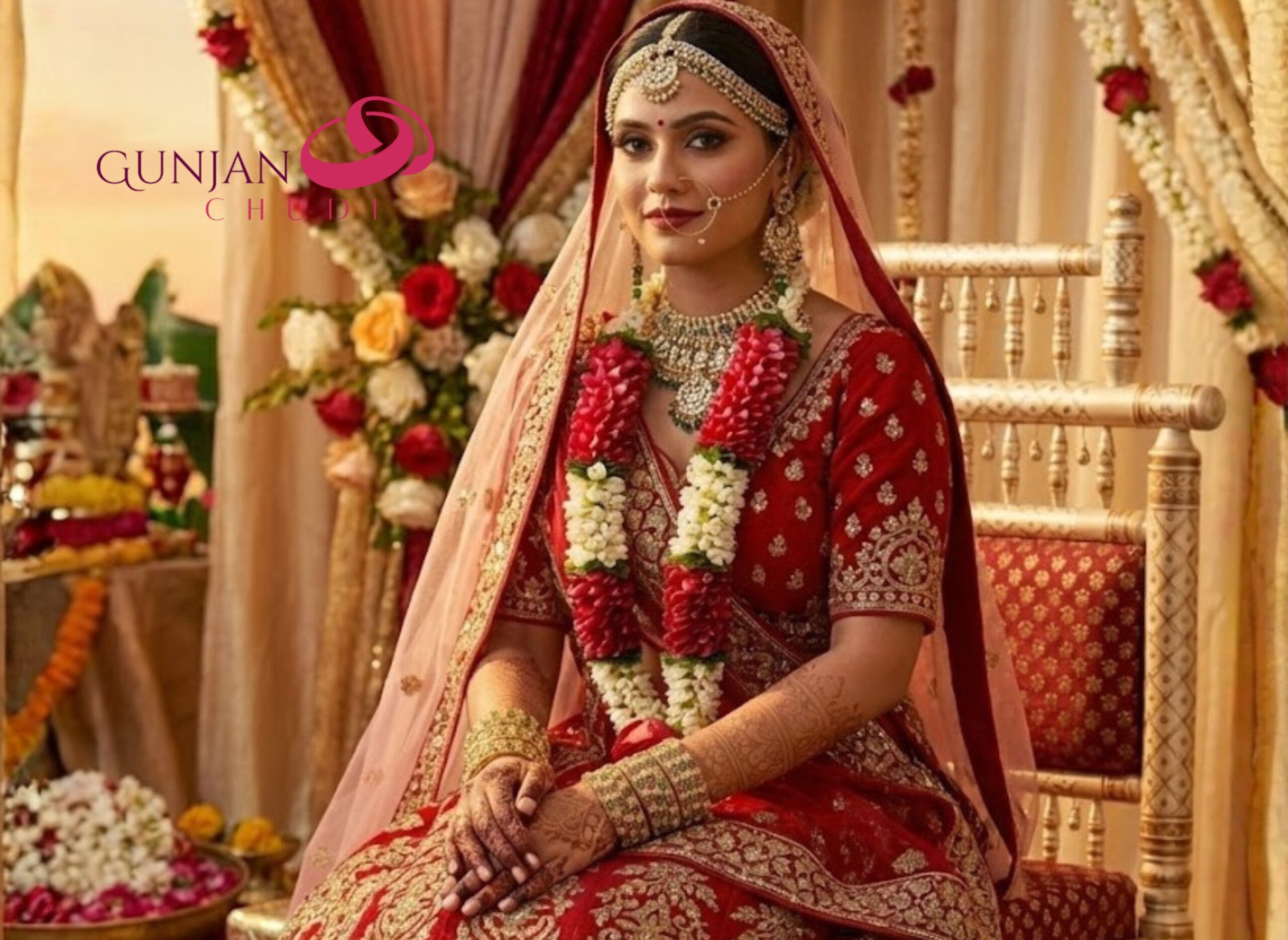 Emerald & Ruby Glitz Bangles - Image 3