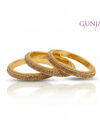 Gold-Plated Kundan Bangles