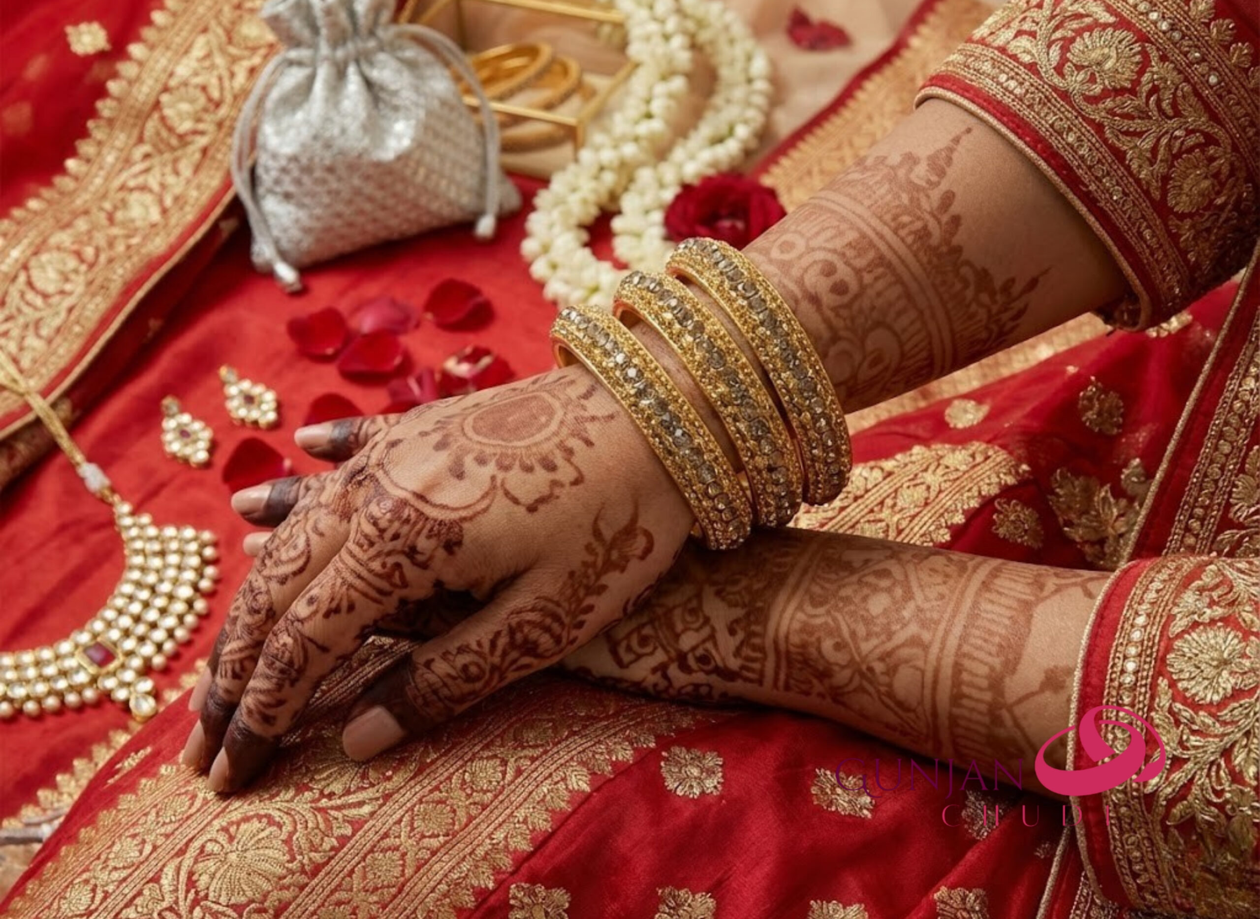 Gold-Plated Kundan Bangles - Image 4