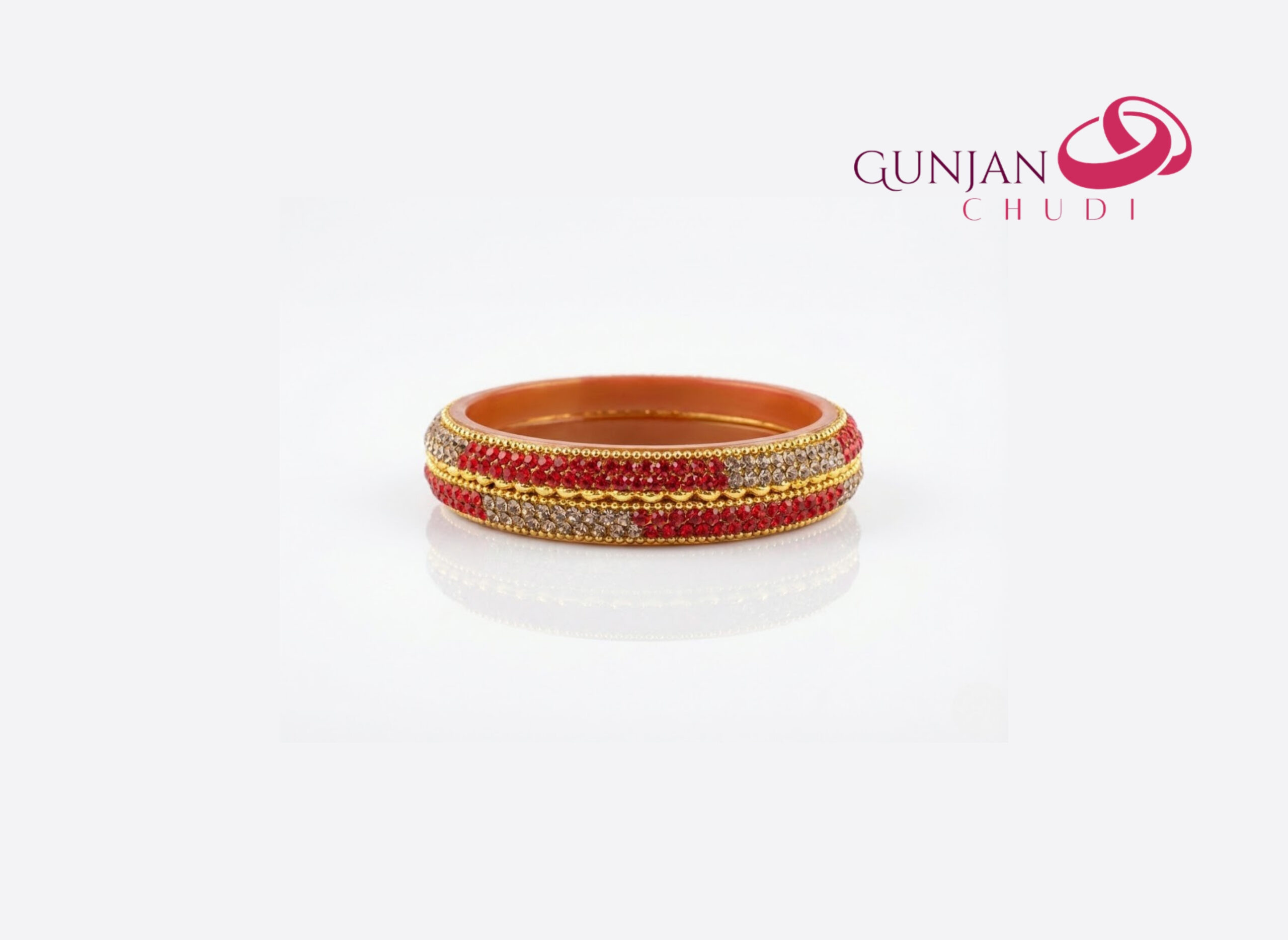 Imperial Ruby & Gold Circlets