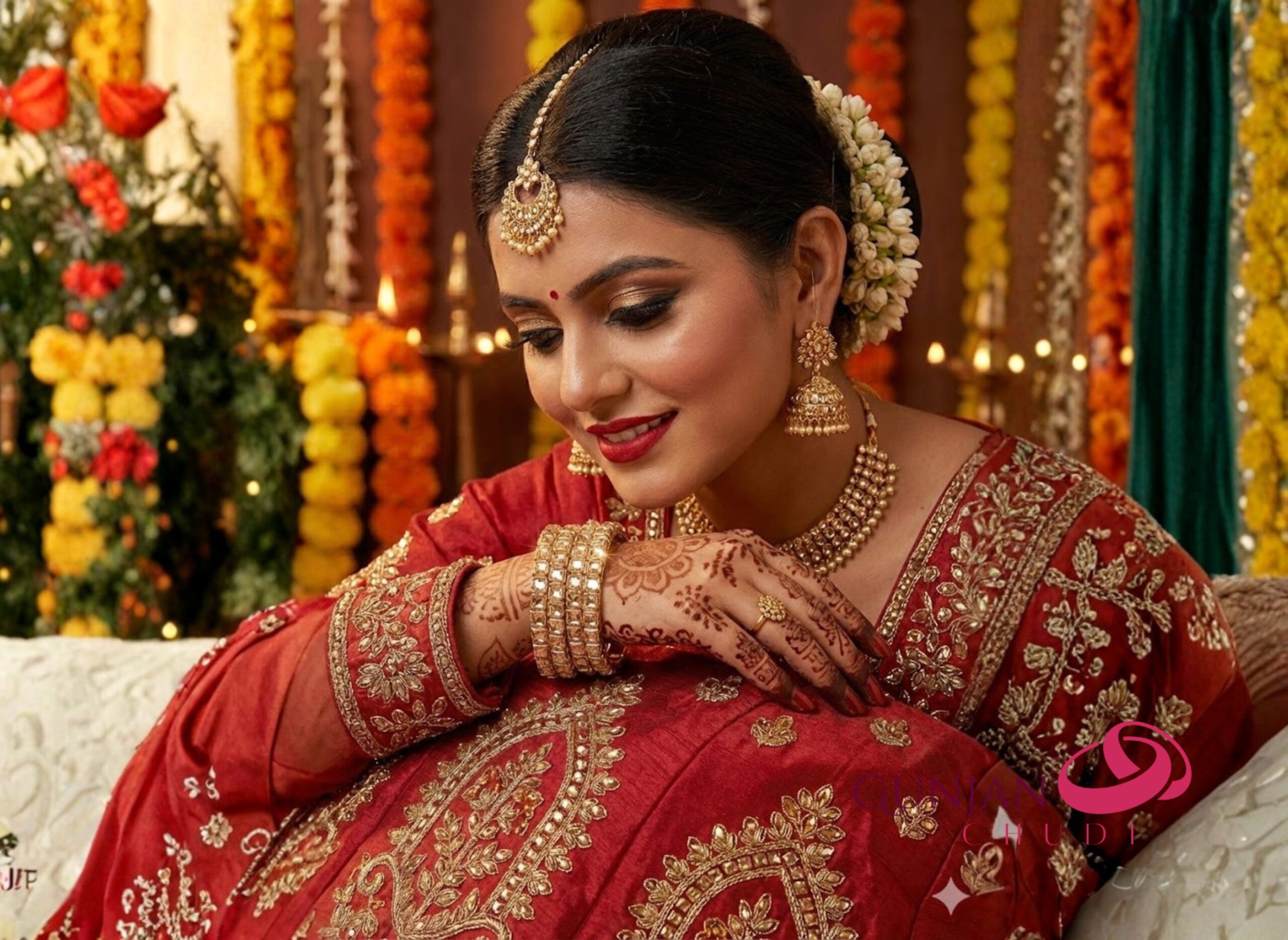 Majestic Square Cut Stones Bangles - Image 4