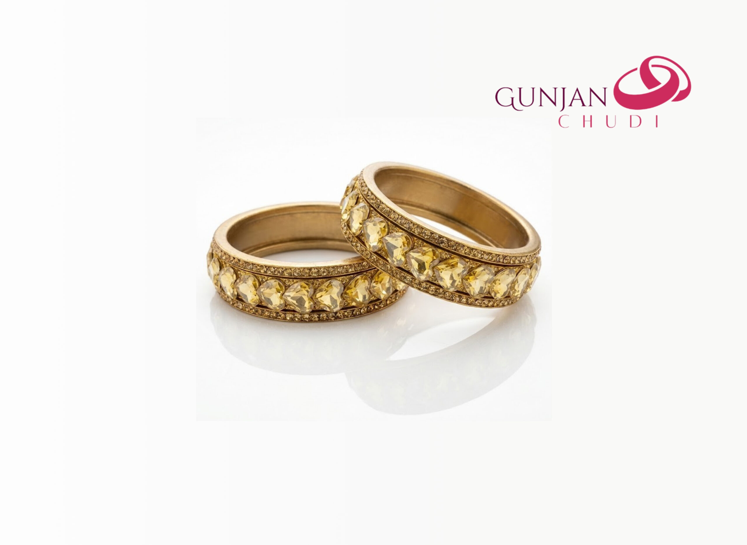 Midaas Heart Touch Bangles