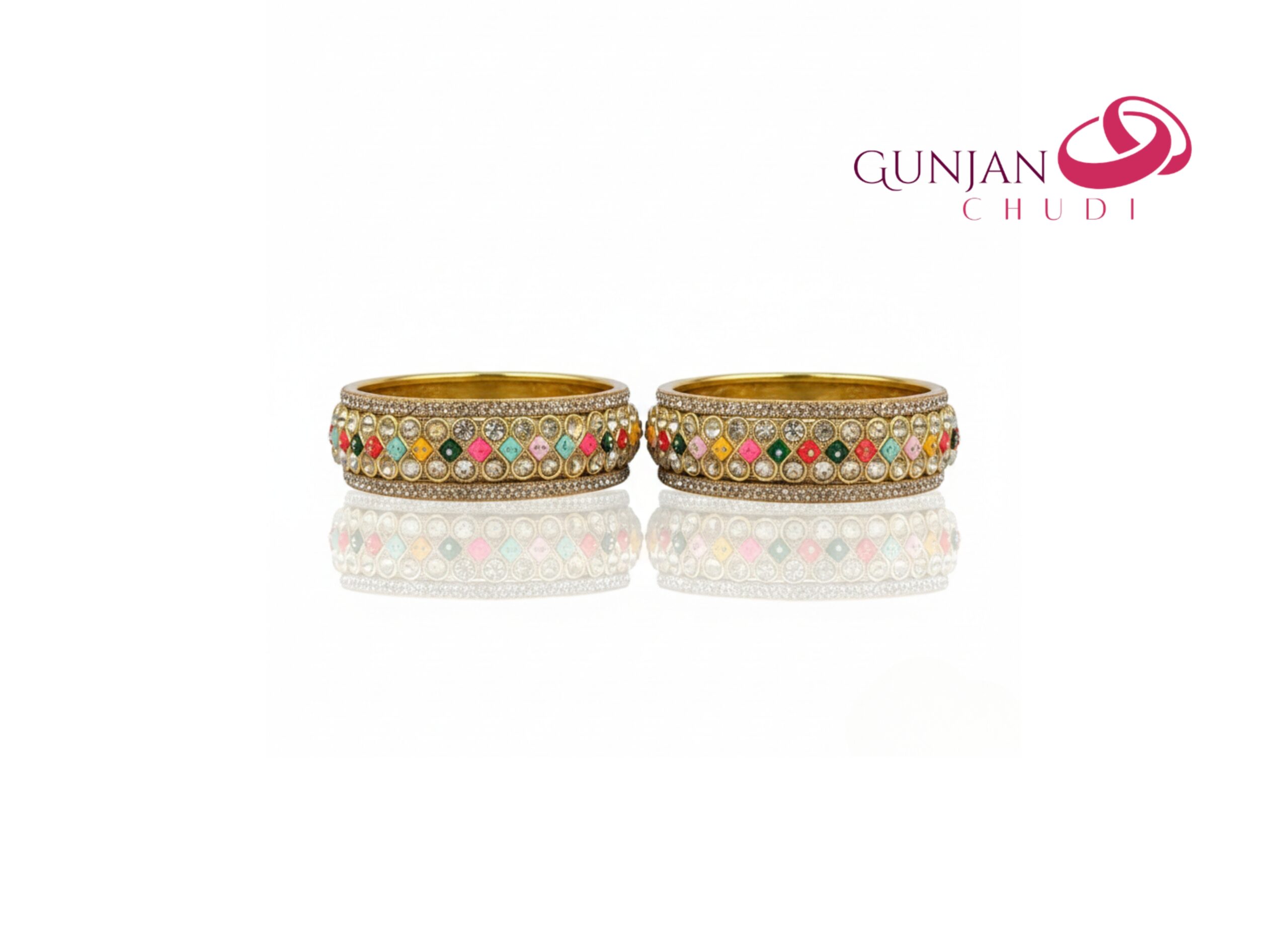 Raajwadi Meenakari Bangles