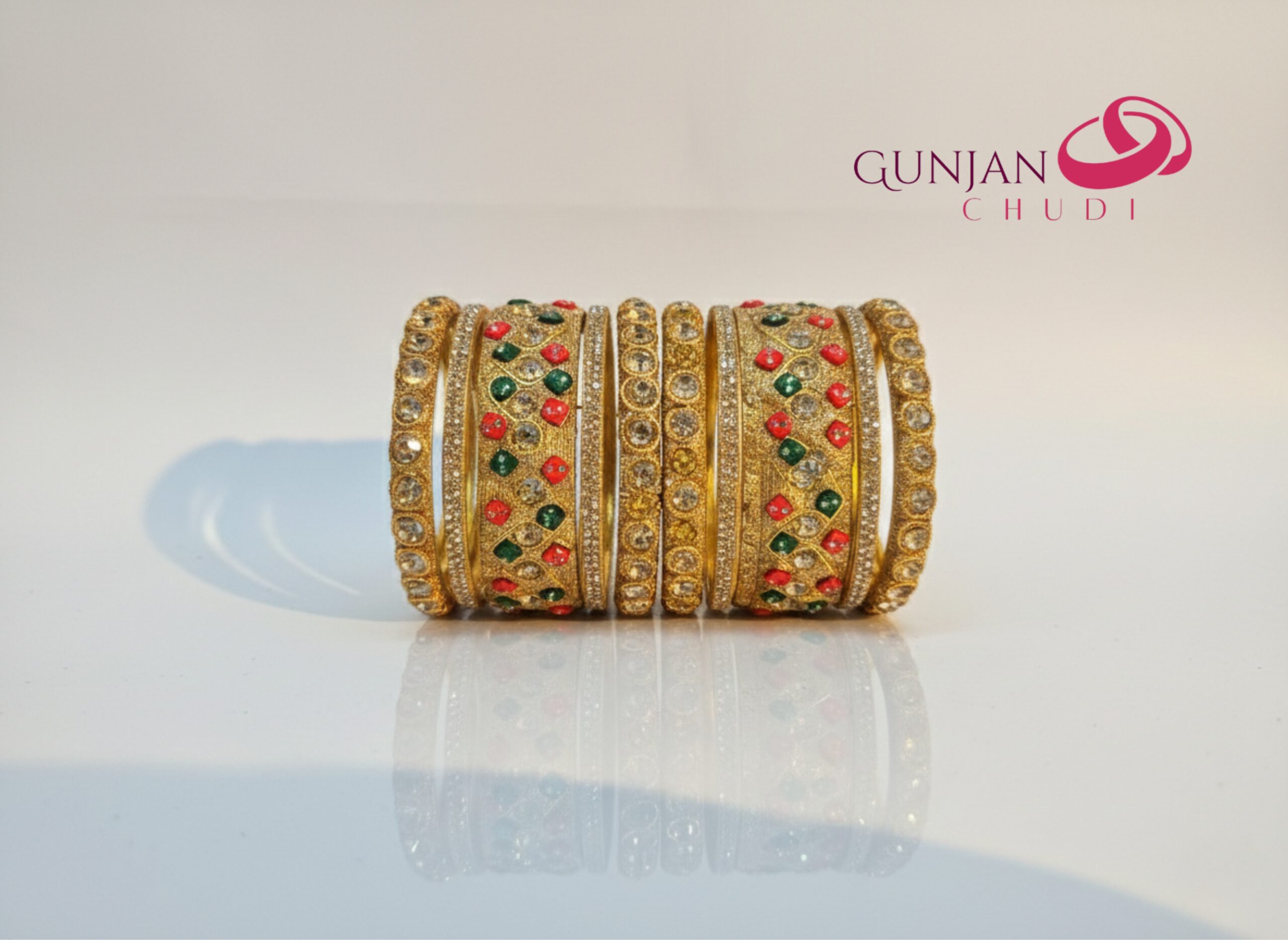 Royal Peacock Sparkle Bangles