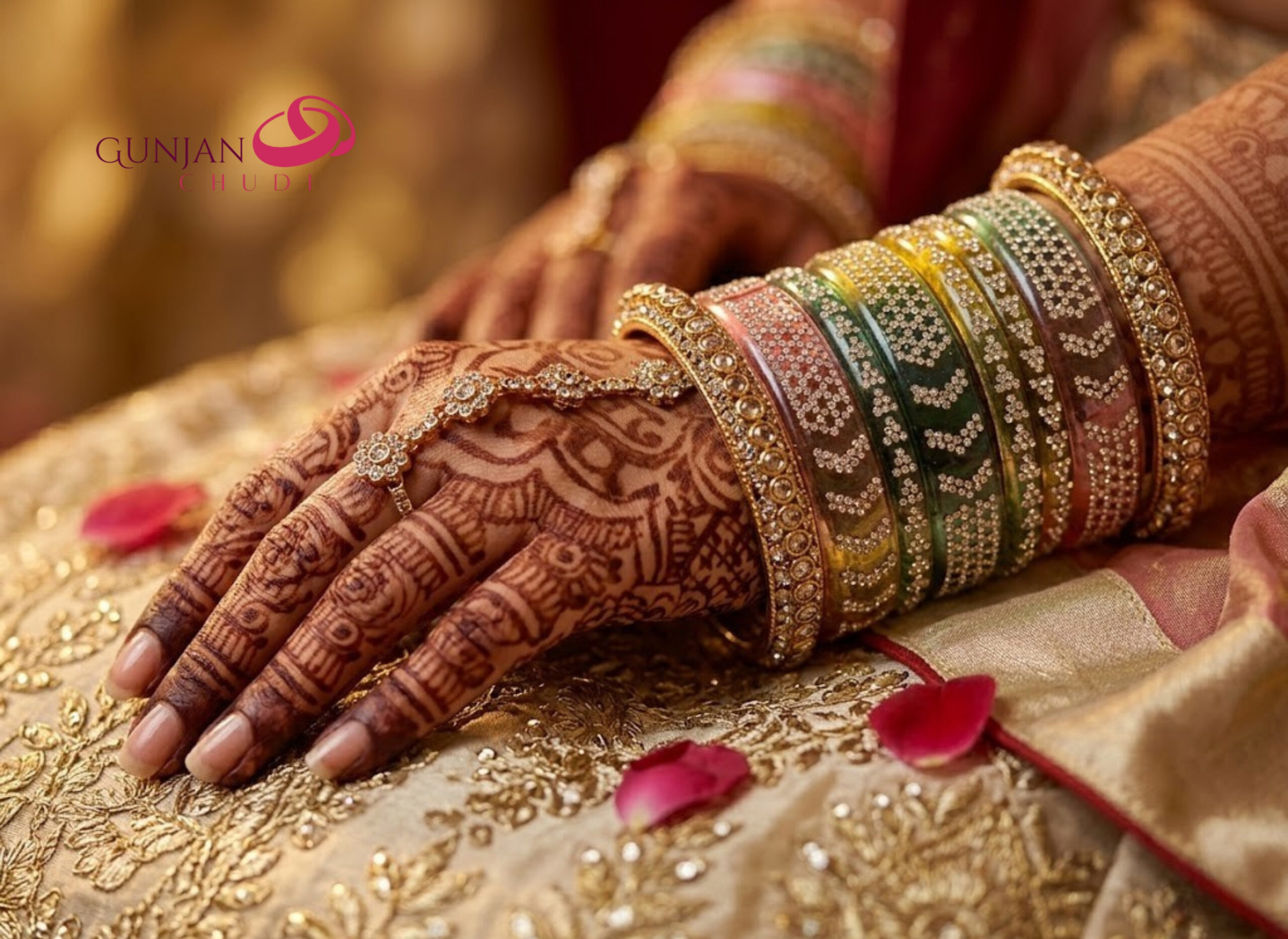 Designer Hyderabadi Glass Bangles - Image 3