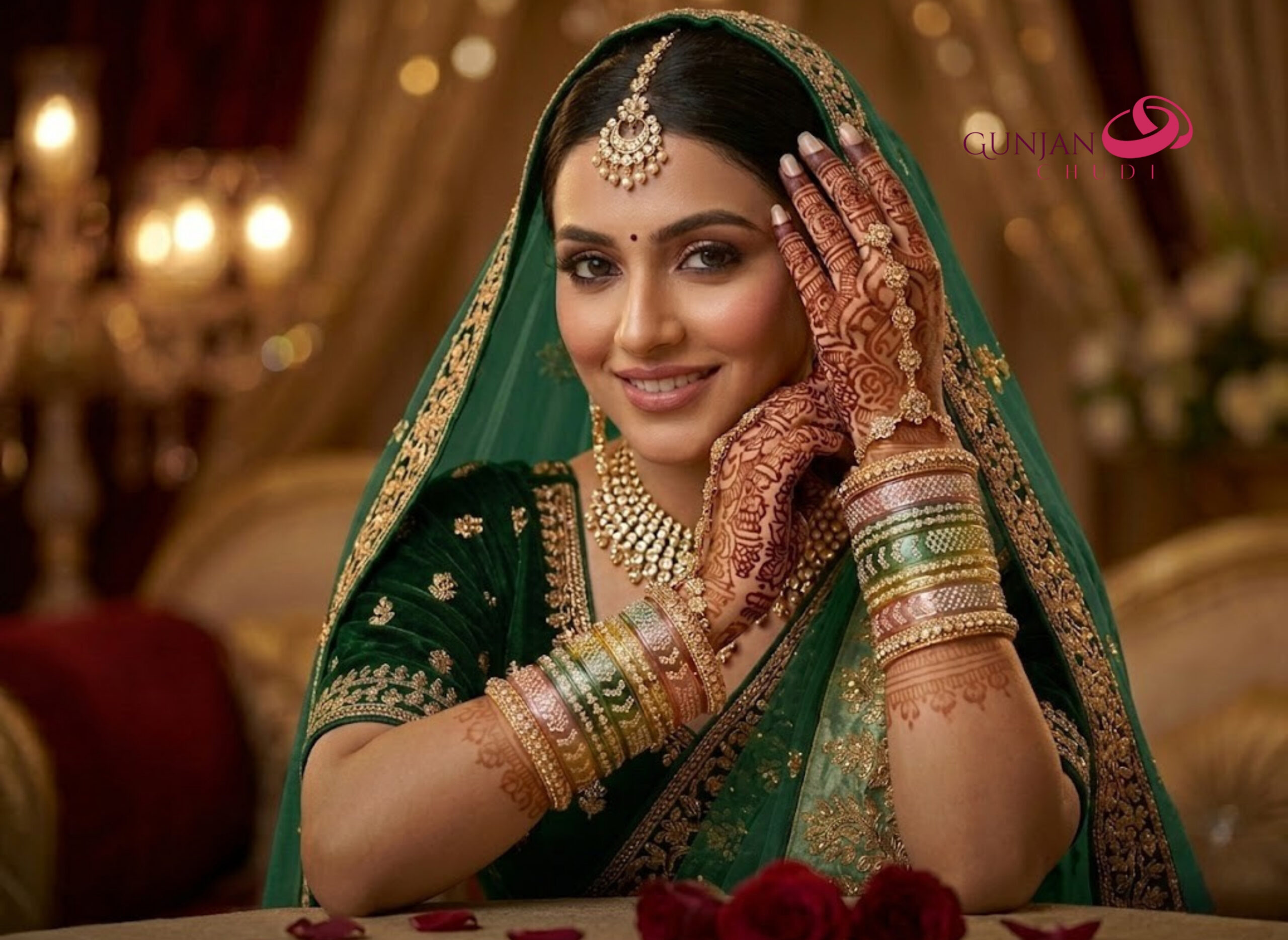 Designer Hyderabadi Glass Bangles - Image 4