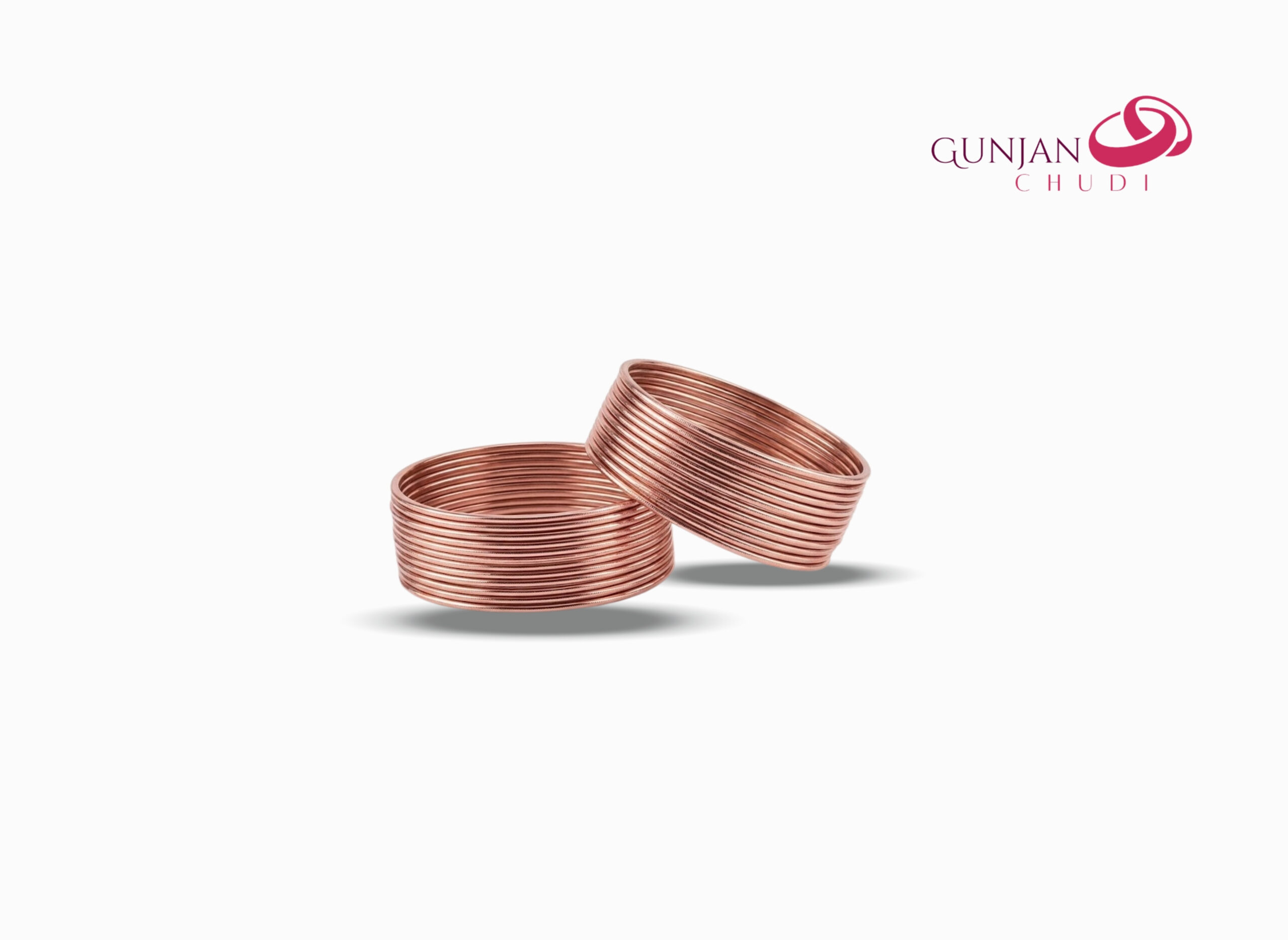 Gulabi Shimmer Sleek Bangles