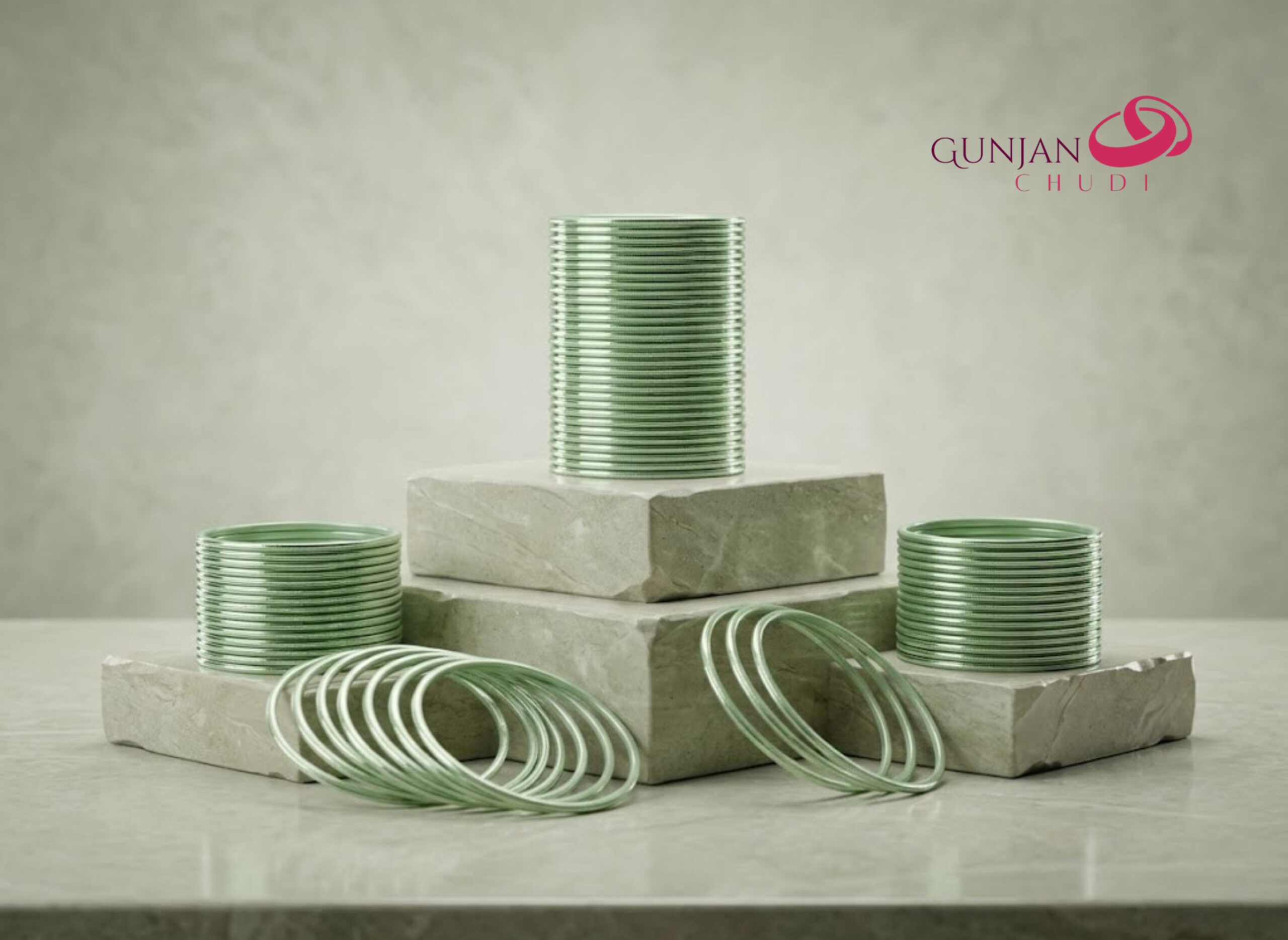 Pista Glow Sleek Bangles - Image 2