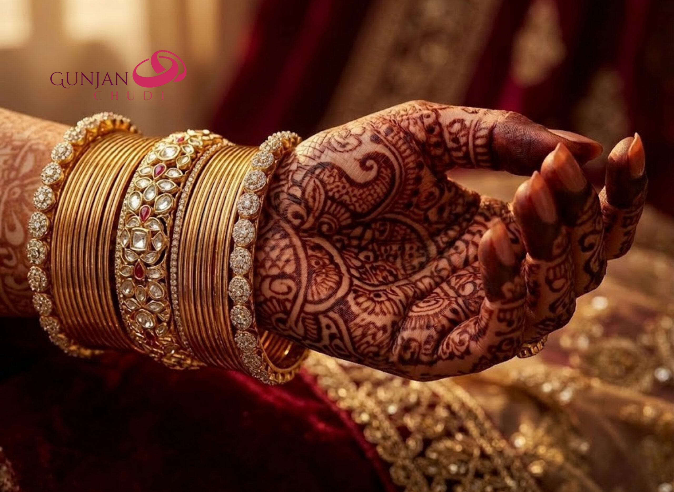 Royal Aureate Golden Bangles - Image 3